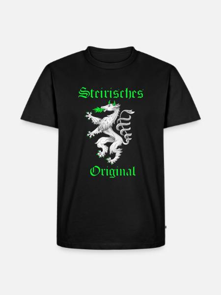 Steiermark - Männer Premium Bio T-Shirt - Schwarz