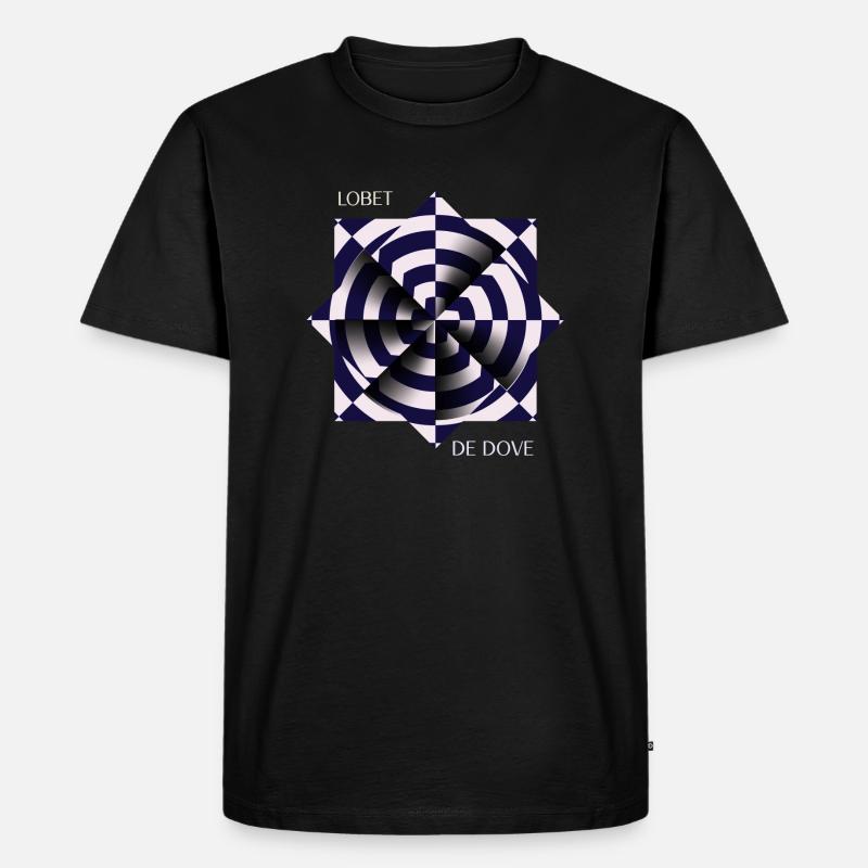 De Dove - Männer Premium Bio T-Shirt - Schwarz