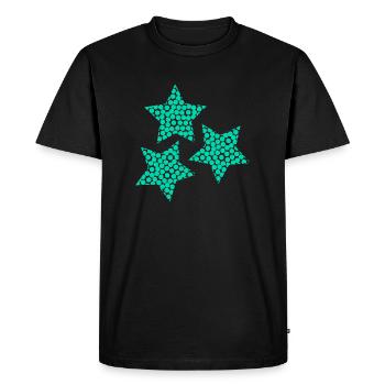 HAPPY NEW YEAR. SAINT SYLVESTER. NEW YEAR - Men's Premium Organic T-Shirt - black - Front - Nico (187cm)