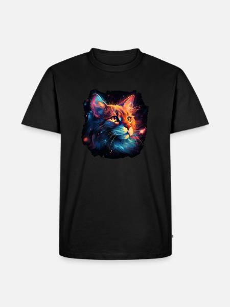 Cat for Cat Moms, Gift Cat Velvet Paw - Men's Premium Organic T-Shirt - black