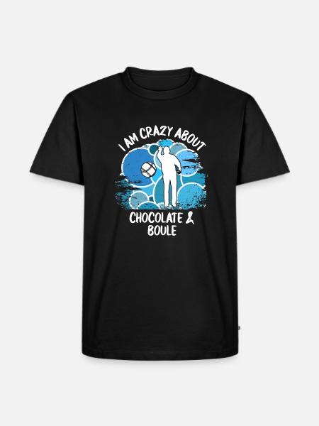 Boule Petanque Boccia Boules Chocolate - Men's Premium Organic T-Shirt - black