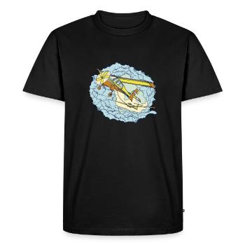 Motif du pilote amateur pour les pilotes et les - T-shirt Premium bio Homme - noir - Devant - Nico (187cm)