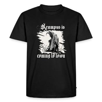 Crampus T-shirt for the spookiest time of the - Men's Premium Organic T-Shirt - black - Front - Nico (187cm)