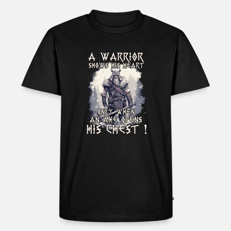 Ragnar Legendär Wikinger Geschenk Krieger - Männer Premium Bio T-Shirt - Schwarz