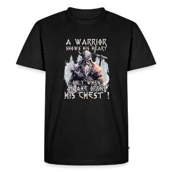 Asgard Home of the Gods Viking Mythology - Men's Premium Organic T-Shirt - black - Front - Nico (187cm)