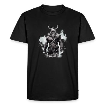 Le protecteur protecteur de Wahalla protecteur de la gloire éternelle - T-shirt Premium bio Homme - noir - Devant - Nico (187cm)