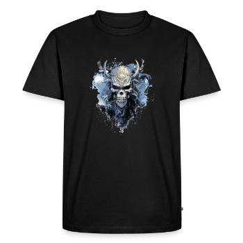 Nordic Vikings The gift for Viking fans. - Men's Premium Organic T-Shirt - black - Front - Nico (187cm)