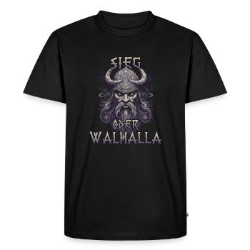 Cadeau RuneCraft pour les fans de Norsemen - T-shirt Premium bio Homme - noir - Devant - Nico (187cm)