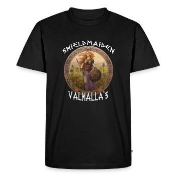 Valhalla Maidens : le cadeau pour les guerrières - T-shirt Premium bio Homme - noir - Devant - Nico (187cm)