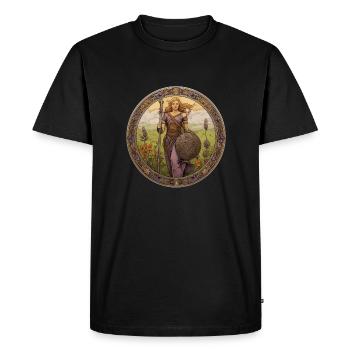 Secrets of Valhalla Le cadeau pour les fans de Freya - T-shirt Premium bio Homme - noir - Devant - Nico (187cm)