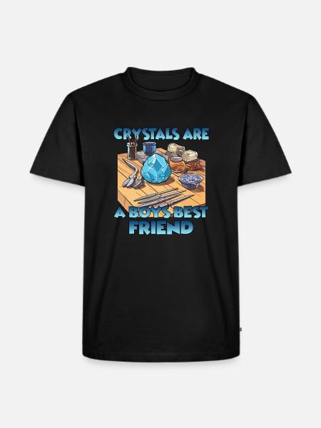 CrystalArtisans Creative crystal growing gift - Men's Premium Organic T-Shirt - black