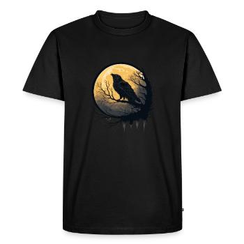 Odins Raben Hugin Viking Shirt Corbeau noir - T-shirt Premium bio Homme - noir - Devant - Nico (187cm)