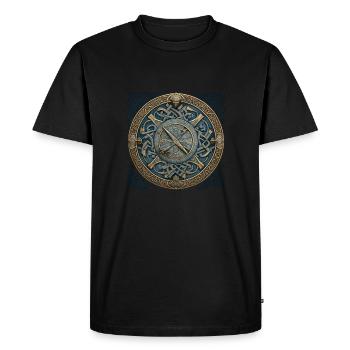 Boussole viking Ragnars Nordmanns - T-shirt Premium bio Homme - noir - Devant - Nico (187cm)