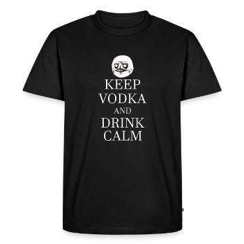 drôle d'alcool gadgets de fête vodka buveurs de - T-shirt Premium bio Homme - noir - Devant - Nico (187cm)