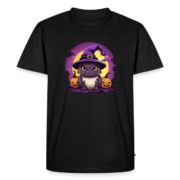 Costume d'Halloween pour chat méchant Chat kawaii - T-shirt Premium bio Homme - noir - Devant - Nico (187cm)