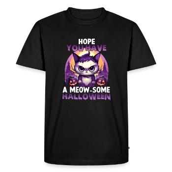 Kawaii Anime Chats Costume Halloween Anime Chats - T-shirt Premium bio Homme - noir - Devant - Nico (187cm)