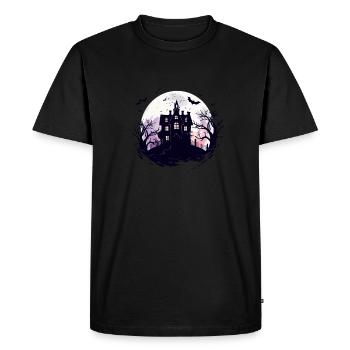 Halloween Maison hantée Horreur Costume - T-shirt Premium bio Homme - noir - Devant - Nico (187cm)