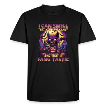 Halloween Costume Loup-Garou Vêtements Loup-Garou - T-shirt Premium bio Homme - noir - Devant - Nico (187cm)
