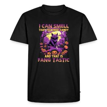 Costume d'Halloween de loup-garou kawaii pour les - T-shirt Premium bio Homme - noir - Devant - Nico (187cm)