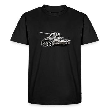 Chars Tigre allemands soldats allemands de - T-shirt Premium bio Homme - noir - Devant - Nico (187cm)