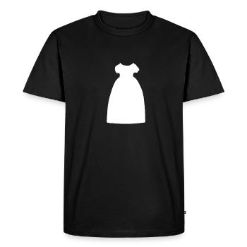 dress icon clothes cartoon - Men's Premium Organic T-Shirt - black - Front - Nico (187cm)