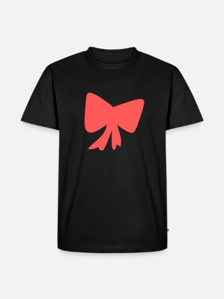 Loop Red Icon - Men's Premium Organic T-Shirt - black