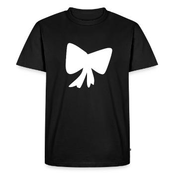 Loop pattern icon - Men's Premium Organic T-Shirt - black - Front - Nico (187cm)