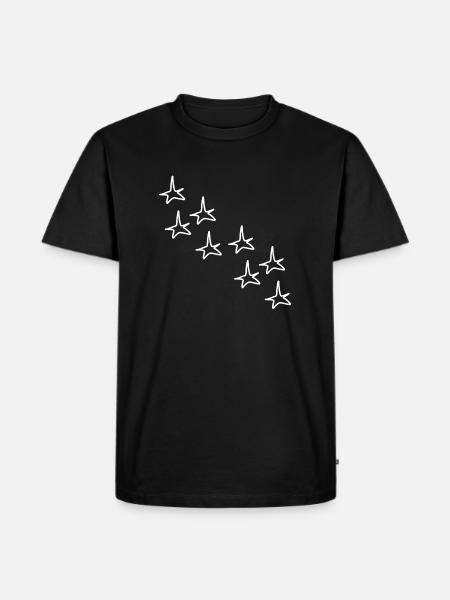 Star Shape Star Shape Symbol - Men's Premium Organic T-Shirt - black