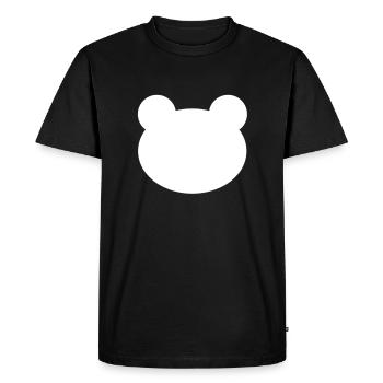 Animal Head Panda Dog Ears Mold - Men's Premium Organic T-Shirt - black - Front - Nico (187cm)