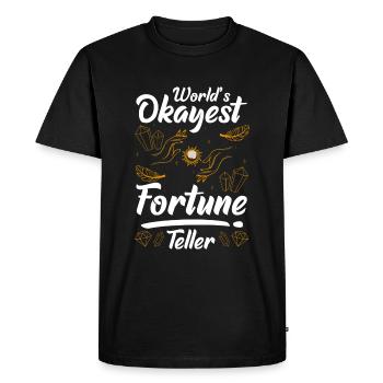 Lecteur de carte futur Clairvoyance signe - T-shirt Premium bio Homme - noir - Devant - Nico (187cm)