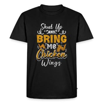 Hôtel Essen - T-shirt Premium bio Homme - noir - Devant - Nico (187cm)