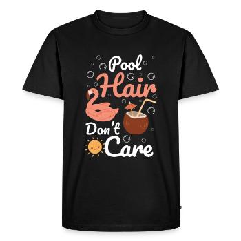 Pool, Water, Recreation, Diving - Men's Premium Organic T-Shirt - black - Front - Nico (187cm)