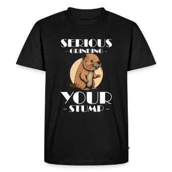 Rodent Canada Zoo - Men's Premium Organic T-Shirt - black - Front - Nico (187cm)