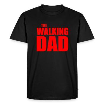 The walking dad - T-shirt Premium bio Homme - noir - Devant - Nico (187cm)