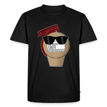 Pyro Sunglasses - Men's Premium Organic T-Shirt - black - Front - Nico (187cm)
