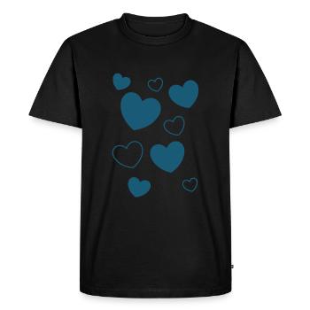 Cadeau pour la fête des mères : Idée de cadeau pour la fête des mères - T-shirt Premium bio Homme - noir - Devant - Nico (187cm)