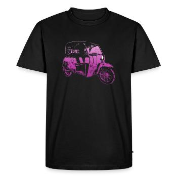 DDR Duo Kult-Oldtimer - T-shirt Premium bio Homme - noir - Devant - Nico (187cm)