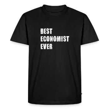 Meilleur économiste de tous les temps - T-shirt Premium bio Homme - noir - Devant - Nico (187cm)