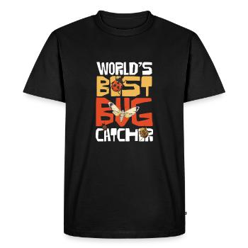 La meilleure aventure d’attrape-insectes au monde - T-shirt Premium bio Homme - noir - Devant - Nico (187cm)