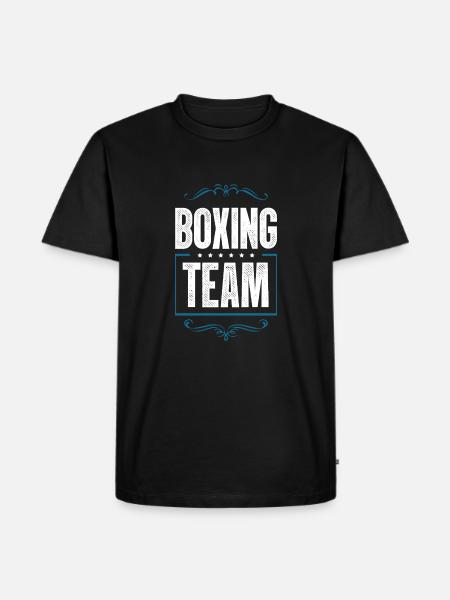 Équipe de boxe - T-shirt Premium bio Homme - noir