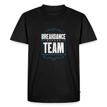 Équipe de breakdance - T-shirt Premium bio Homme - noir - Devant - Nico (187cm)