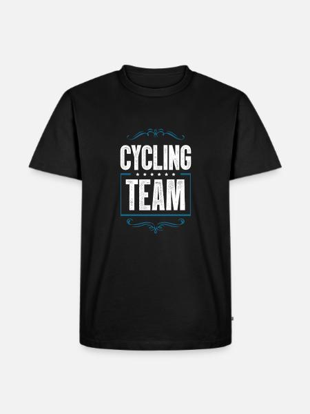 Cycling Crew - Men's Premium Organic T-Shirt - black