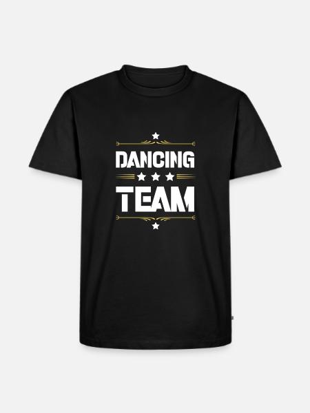 Dancing Team - Men's Premium Organic T-Shirt - black