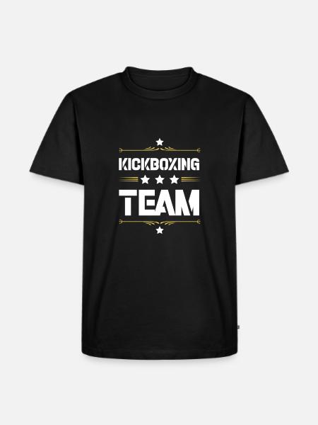 Kickboxing Team - Men's Premium Organic T-Shirt - black