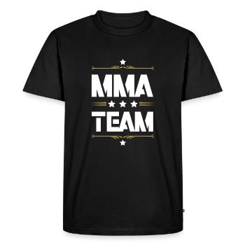 L’équipe Mma - T-shirt Premium bio Homme - noir - Devant - Nico (187cm)