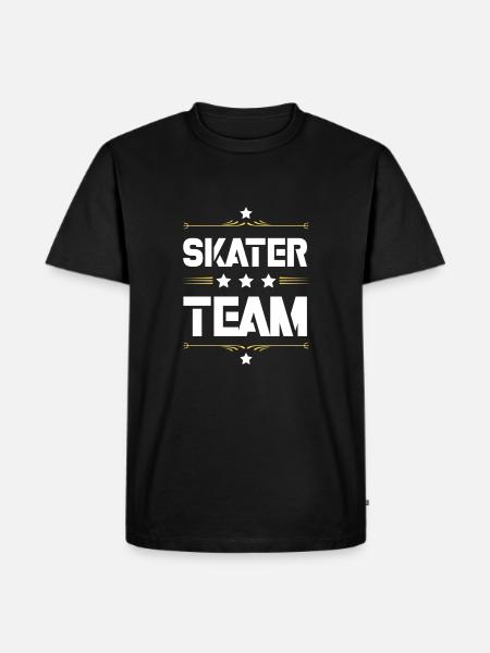 Skater Team - Men's Premium Organic T-Shirt - black