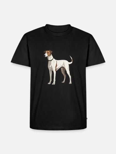 Greyhound Dog - Men's Premium Organic T-Shirt - black