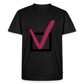 Coche - T-shirt Premium bio Homme - noir - Devant - Nico (187cm)