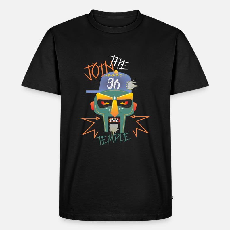 Treten Sie dem Tempel bei - Männer Premium Bio T-Shirt - Schwarz