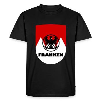 The Franconian homeland - Men's Premium Organic T-Shirt - black - Front - Nico (187cm)